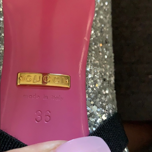 Gucci sparkly heels 👠 ❄️❄️ - Picture 5 of 8